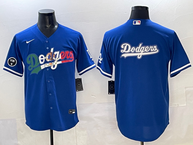 Men Los Angeles Dodgers blank blue Nike 2025 MLB All Star Jersey 0023